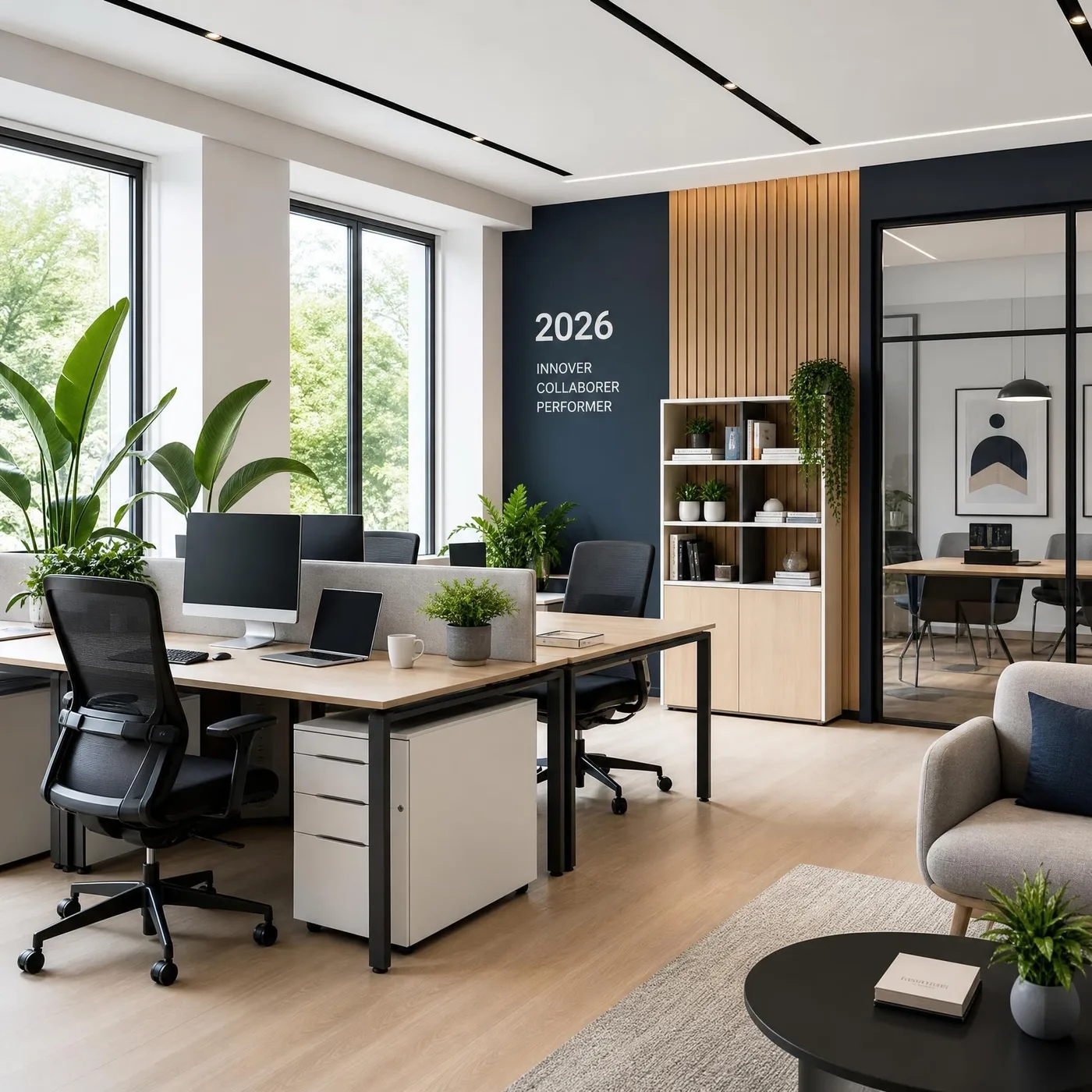 Réalisation : Aménagement de bureaux — Tertiaire